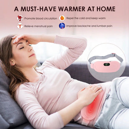 Electric Period Cramp Massager Heating Belt